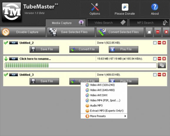 TubeMaster++ screenshot