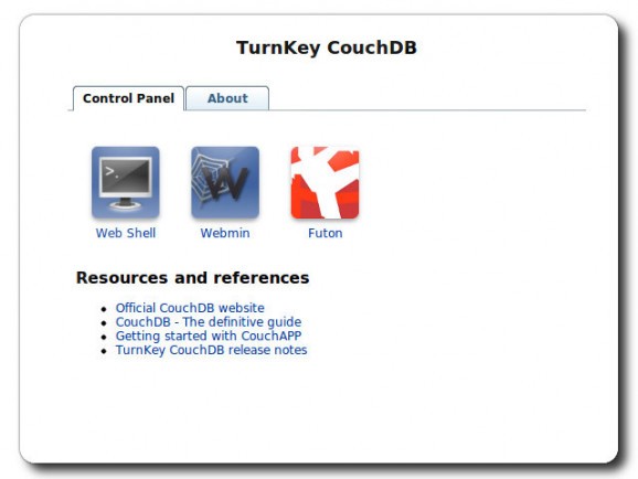 TurnKey CouchDB Live CD screenshot