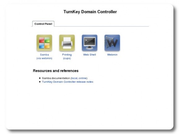 TurnKey Domain Controller Live CD screenshot