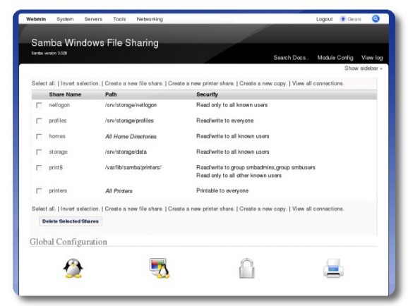 TurnKey File Server Live CD screenshot