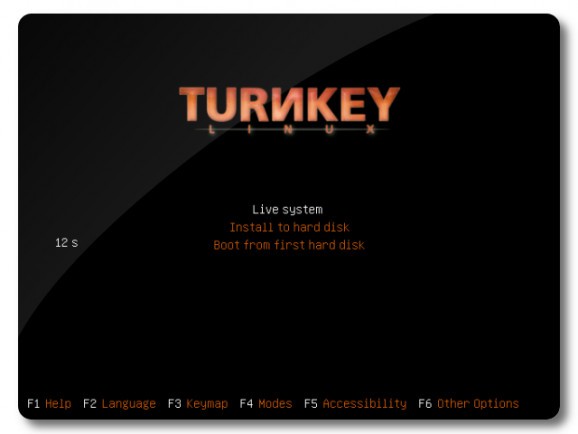 TurnKey Joomla 3 Live CD screenshot