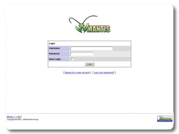 TurnKey Mantis Live CD screenshot