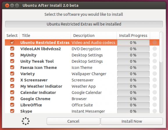 Ubuntu After Install screenshot