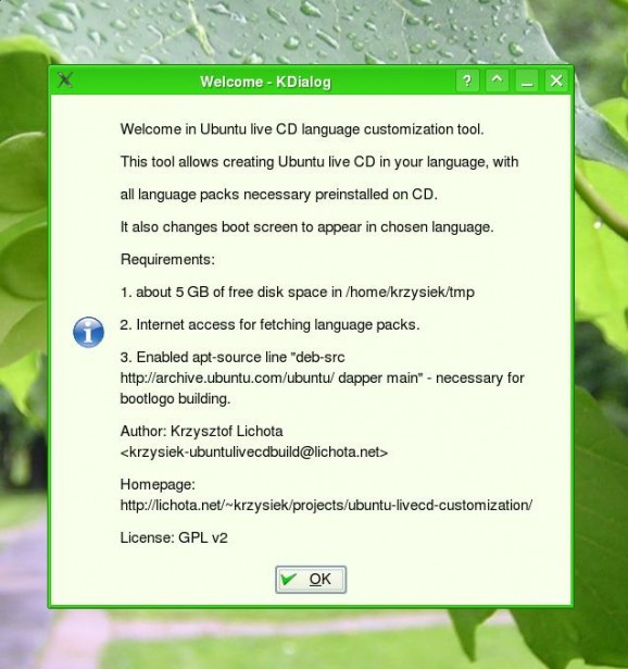 Ubuntu Customization Kit screenshot