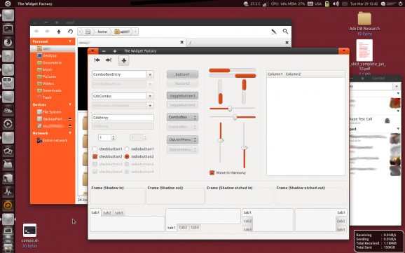 Ubuntu Fitts Ambiance screenshot