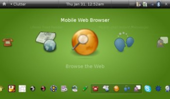 Ubuntu MID screenshot