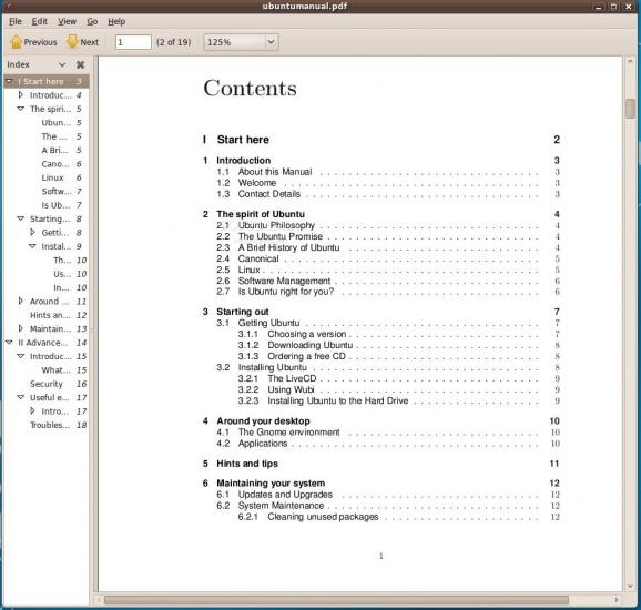 Ubuntu Manual screenshot