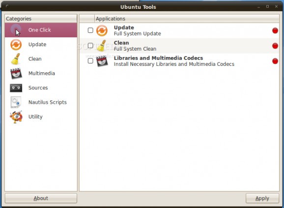 Ubuntu Tools screenshot