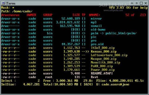 VFU File Manager screenshot