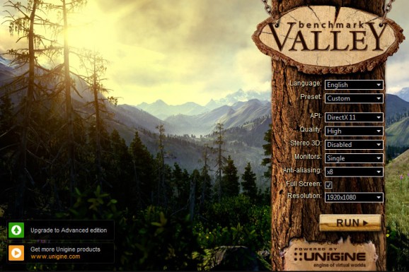 Valley Benchmark screenshot