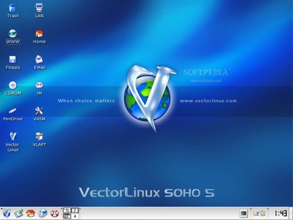 VectorLinux SOHO screenshot