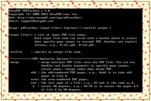 VeryPDF PDF Toolbox Shell screenshot