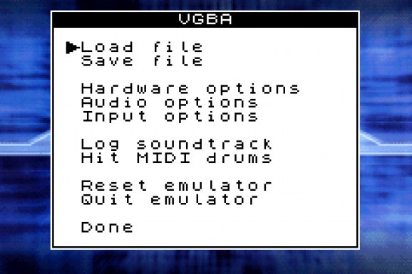 Virtual GameBoy Advance screenshot
