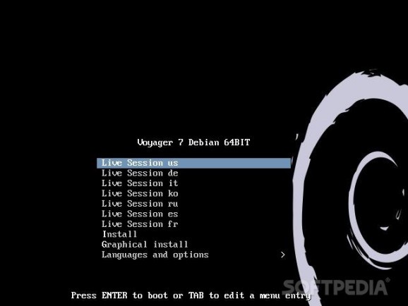 Voyager Debian screenshot