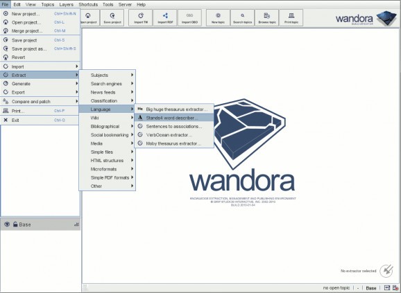Wandora screenshot