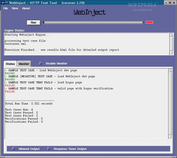 WebInject - Web/HTTP Test Tool screenshot