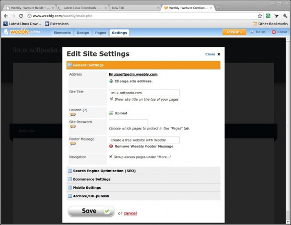 Weebly - Website Builder screenshot