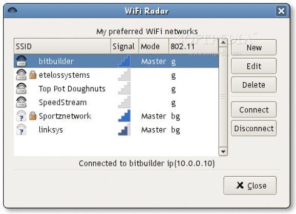 WiFi Radar screenshot