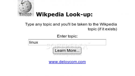 Wikipedia Desktop Widget screenshot