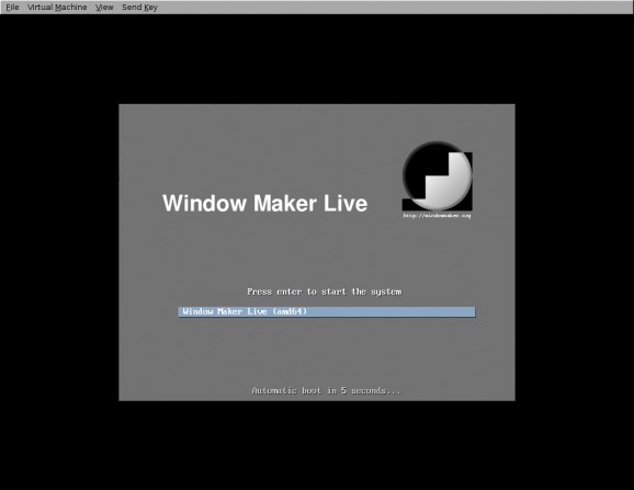 Window Maker Live CD screenshot