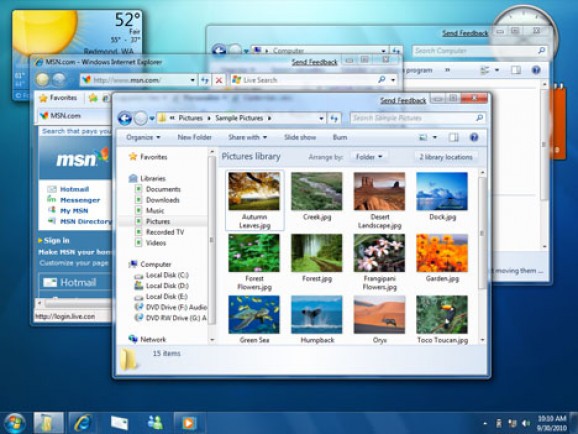 Windows 7 for Linux Ubuntu screenshot