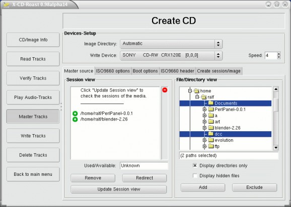 X-CD-Roast screenshot