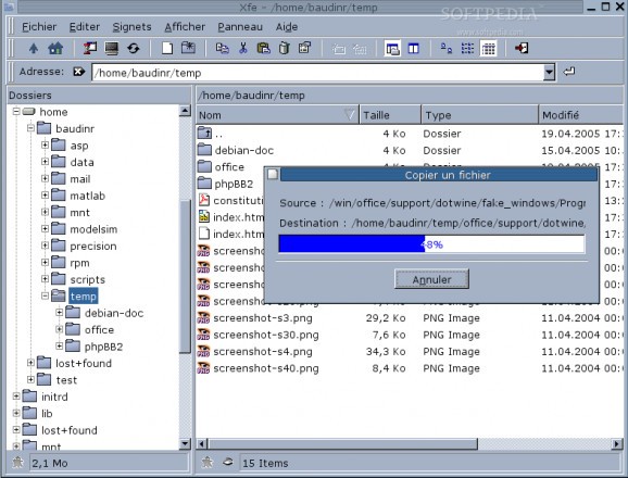 X File Explorer screenshot