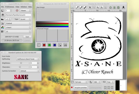 XSane screenshot
