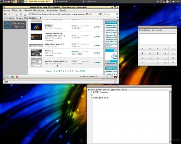 Xfce Summer screenshot