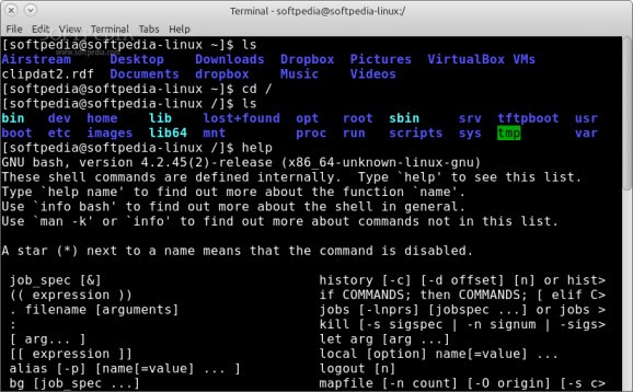 Xfce Terminal screenshot