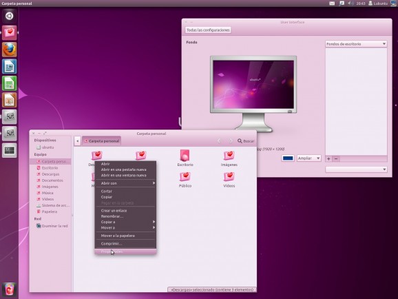 elementary pink & purple screenshot