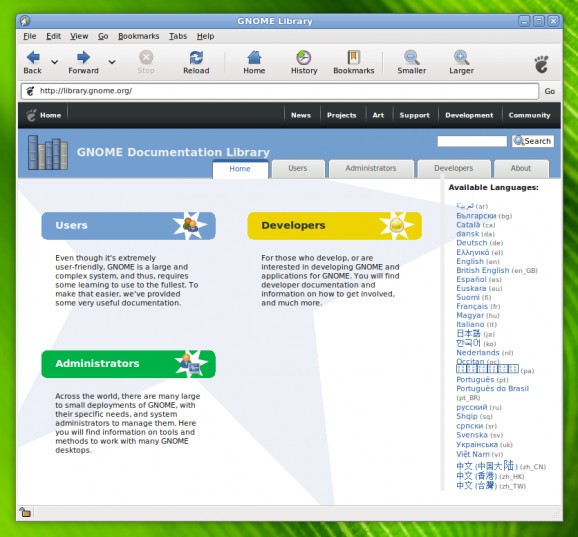 GNOME Devel Docs screenshot