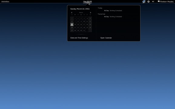 GNOME Panel screenshot