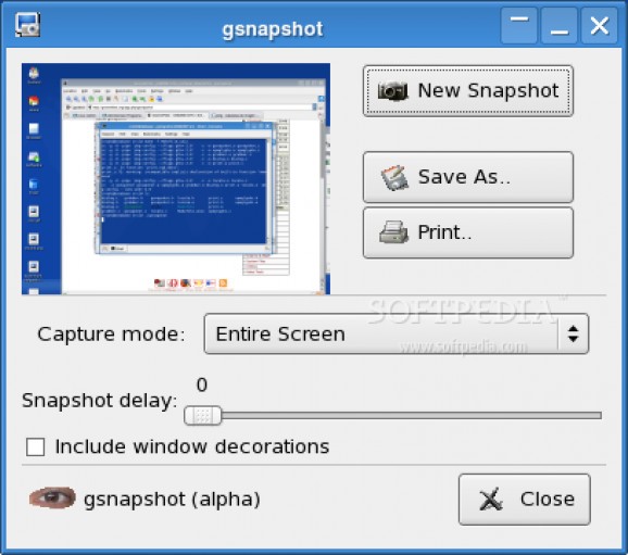 gsnapshot screenshot