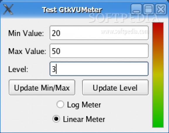 gtkVUMeter screenshot