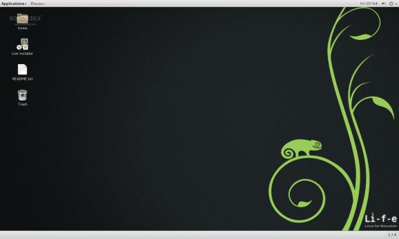 openSUSE Edu Li-f-e GNOME Classic screenshot