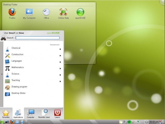 openSUSE Edu Li-f-e screenshot