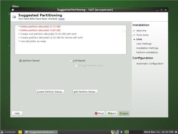 openSUSE Linux screenshot