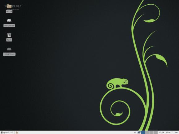 openSUSE Rescue CD screenshot