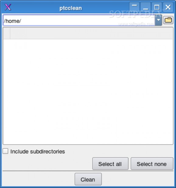 ptcclean screenshot