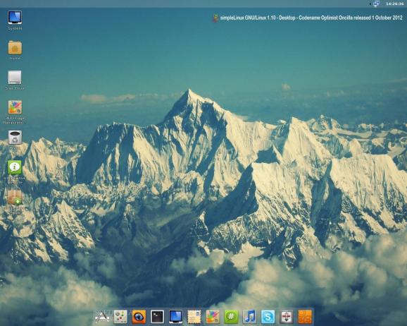 simpleLinux GNU/Linux screenshot