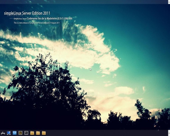 simpleLinux Server Edition screenshot