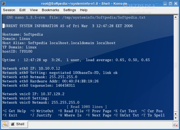 systeminfo.sh screenshot